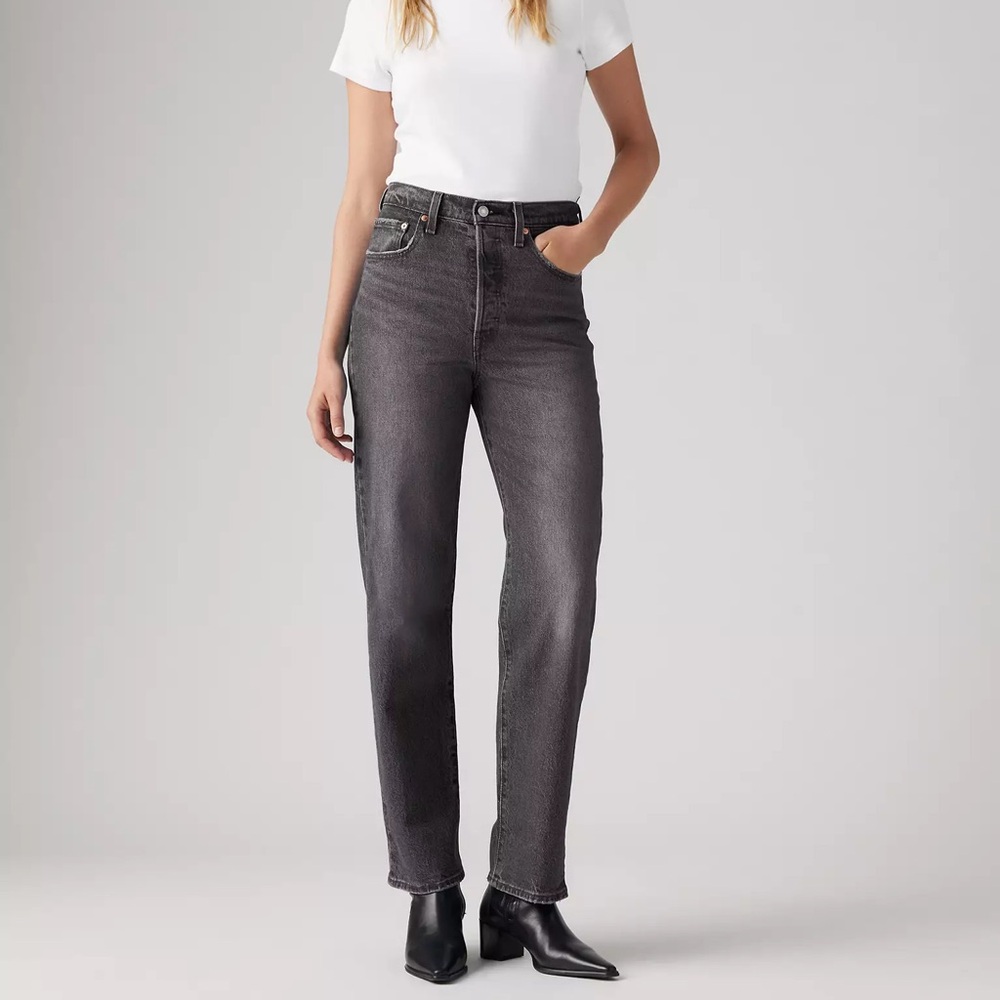 Women’s Levi’s 501 Ribcage Straight Jean Grey 30x28